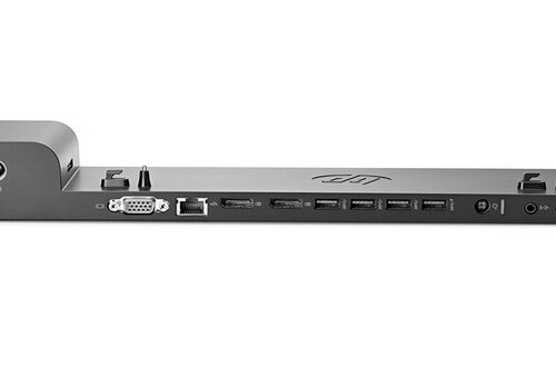 HP 732252-001 laptop dock/port replicator Docking Black