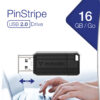 2196a3185f6f15d2f86b589fed1634e7cdce714c Verbatim PinStripe - USB Drive 16 GB - Black
