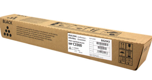 Ricoh 842043 Toner black, 20.000 pages/5% 450 grams for Ricoh Aficio MP C 2800