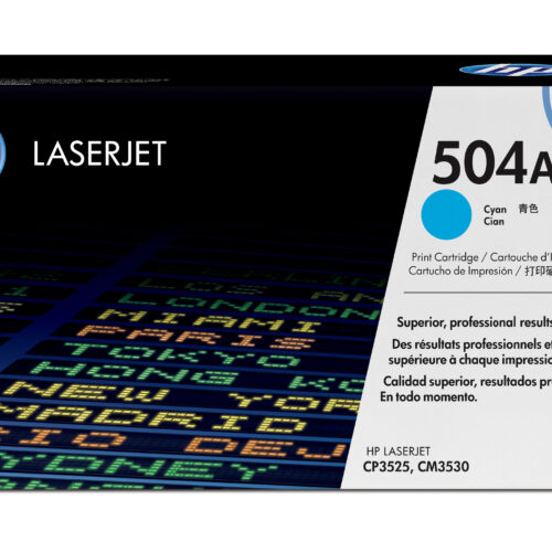 HP CE251A/504A Toner cartridge cyan, 7.000 pages ISO/IEC 19798 for HP CLJ CP 3525