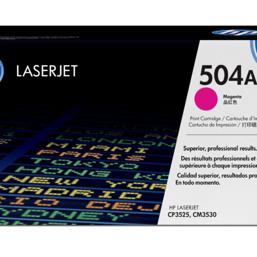 HP CE253A/504A Toner cartridge magenta, 7.000 pages ISO/IEC 19798 for HP CLJ CP 3525