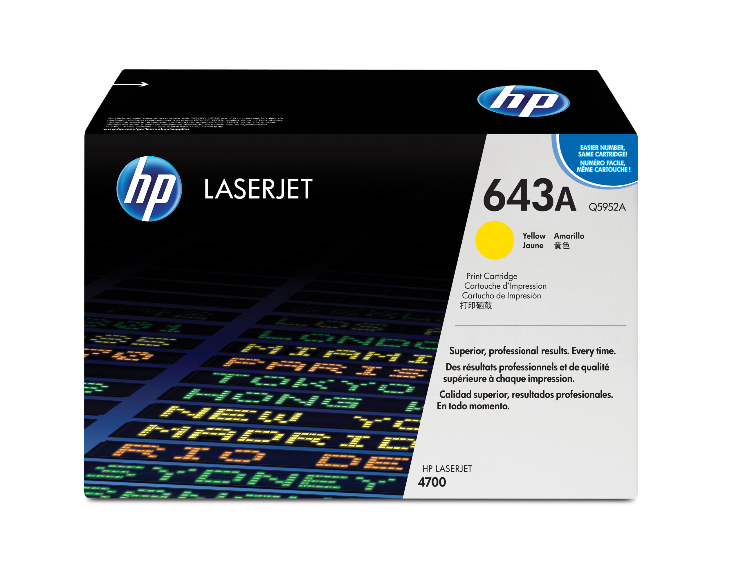 22219575_4767306720 HP Q5952A/643A Toner cartridge yellow, 10.000 pages/5% for HP Color LaserJet 4700