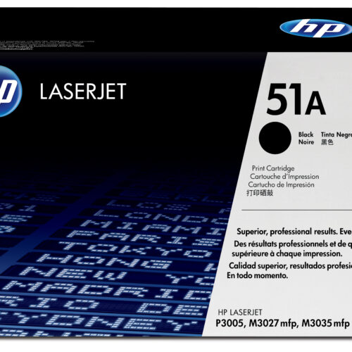 HP Q7551A/51A Toner cartridge black, 6.500 pages ISO/IEC 19752 for HP LaserJet P 3005