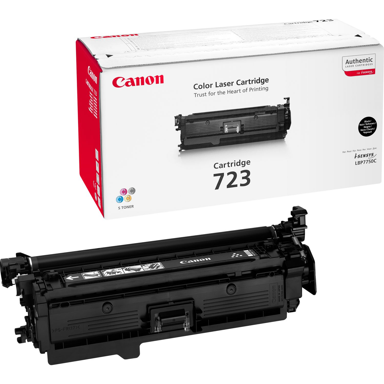 Canon 2644B002/723BK Toner cartridge black, 5.000 pages ISO/IEC 19798 for Canon LBP-7750