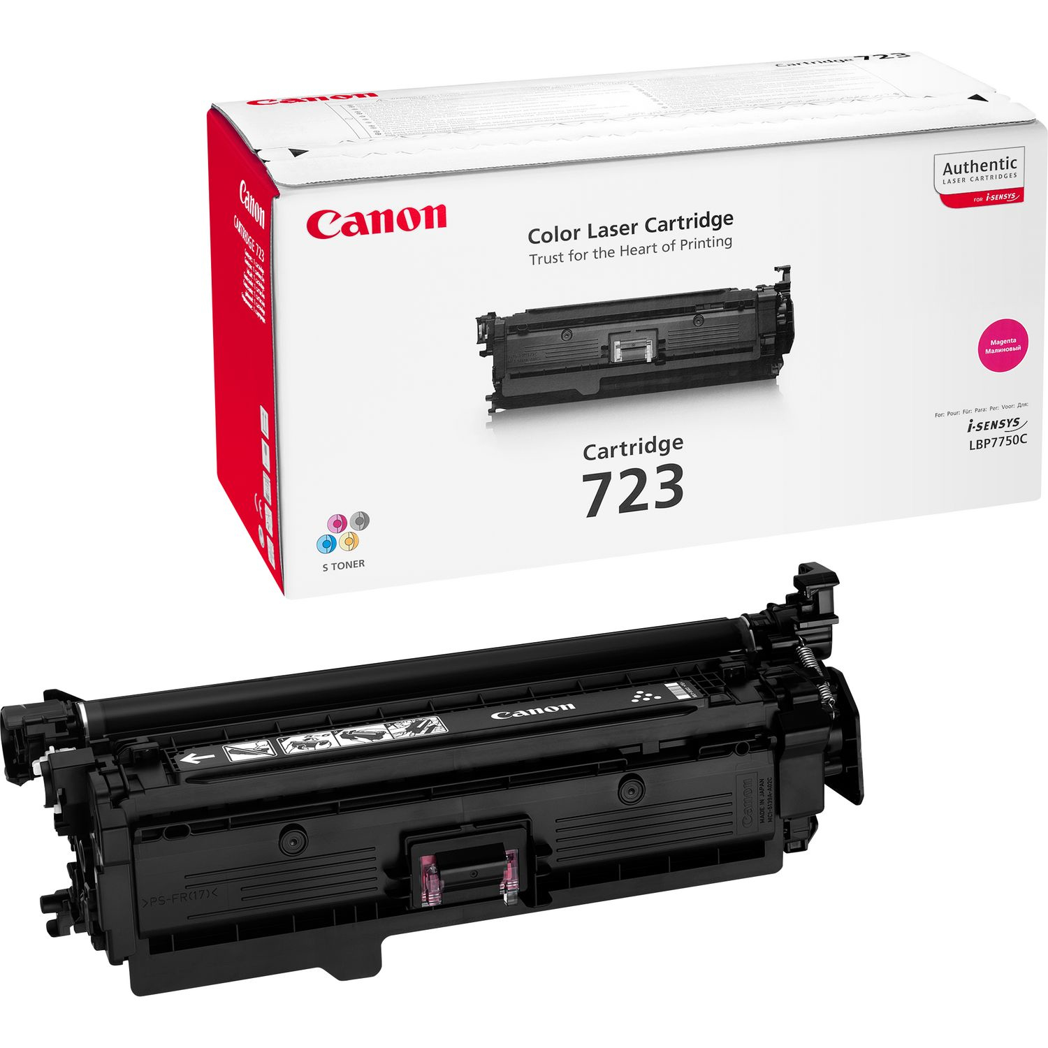 Canon 2642B002/723M Toner cartridge magenta, 8.500 pages ISO/IEC 19798 for Canon LBP-7750