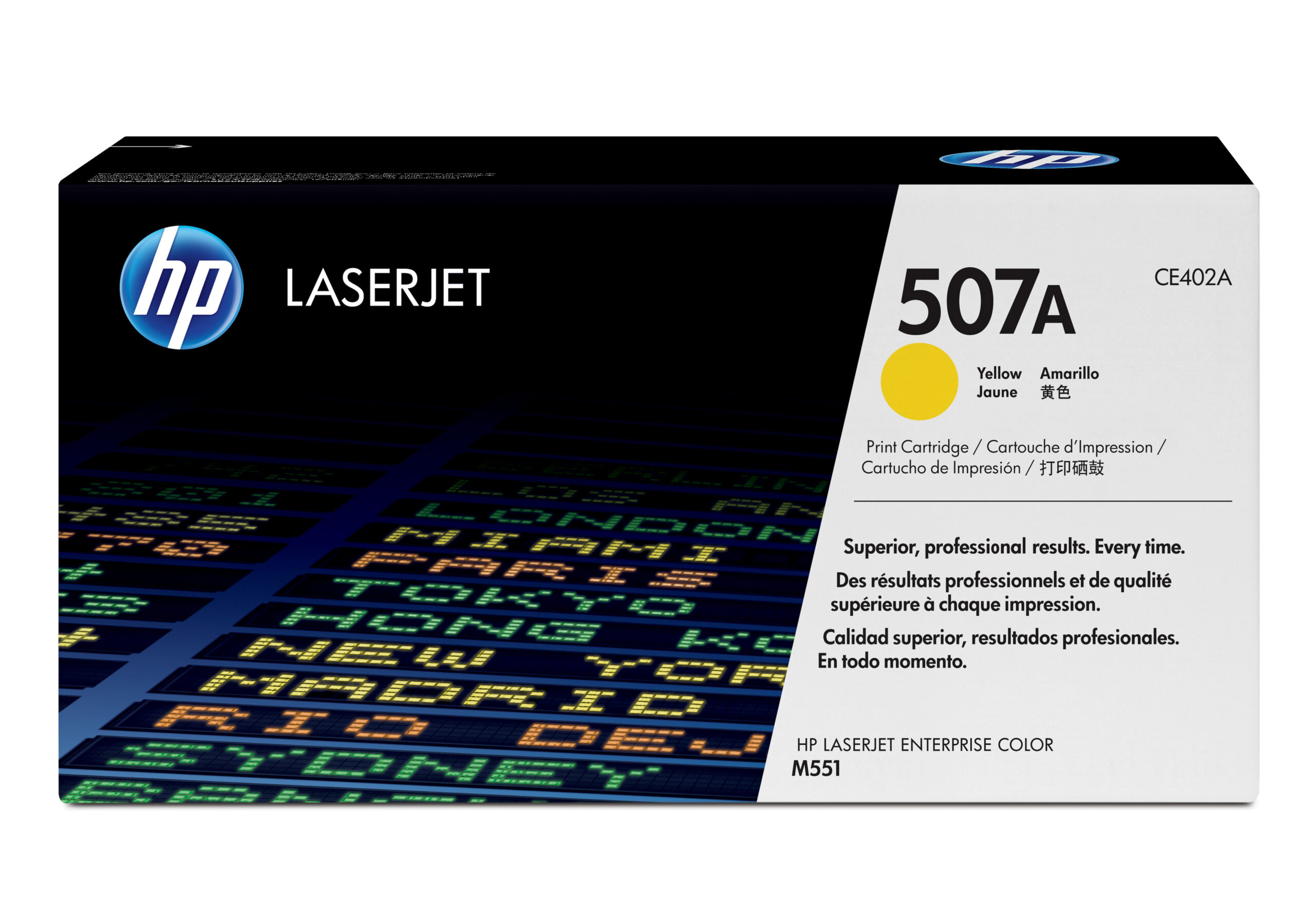 HP CE402A/507A Toner cartridge yellow, 6.000 pages ISO/IEC 19798 for HP LaserJet EP 500