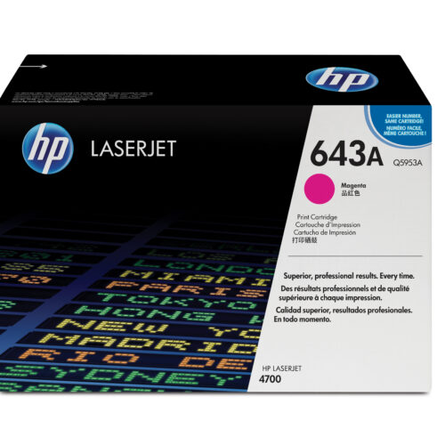 HP Q5953A/643A Toner cartridge magenta, 10.000 pages/5% for HP Color LaserJet 4700