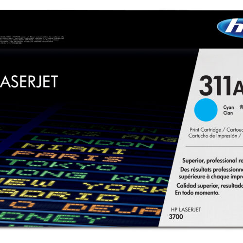 HP Q2681A/311A Toner cartridge cyan, 6.000 pages/5% for HP Color LaserJet 3700