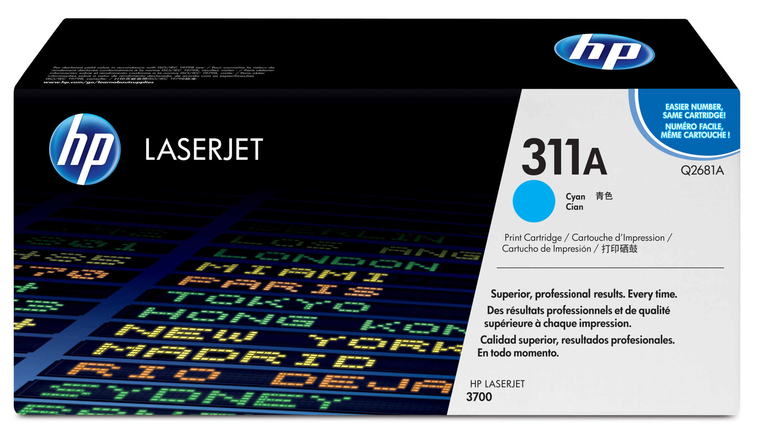 22263271_1033638021 HP Q2681A/311A Toner cartridge cyan, 6.000 pages/5% for HP Color LaserJet 3700