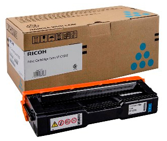 Ricoh 407544 Toner cyan, 1.600 pages ISO/IEC 19798 for Ricoh Aficio SP C 250