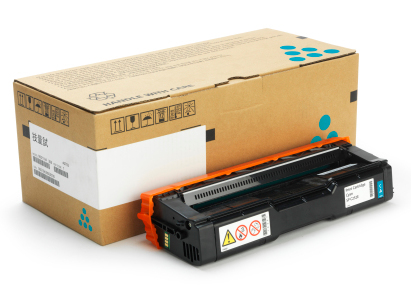 Ricoh 407717 Toner cyan high-capacity, 6.000 pages ISO/IEC 19798 for Ricoh Aficio SP C 252