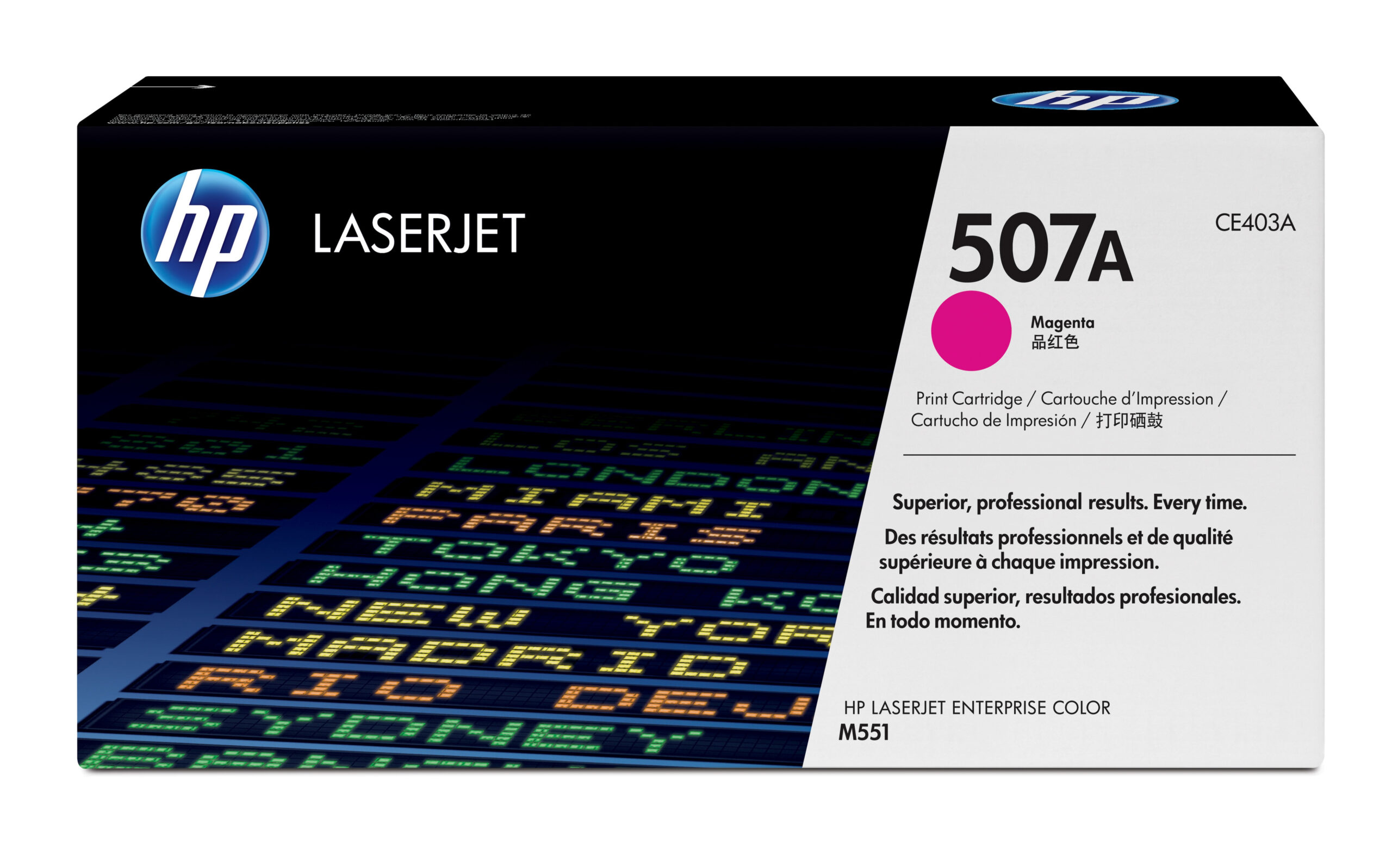 HP CE403A/507A Toner cartridge magenta, 6.000 pages ISO/IEC 19798 for HP LaserJet EP 500