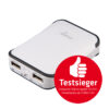 MediaRange MR742 power bank Lithium-Ion (Li-Ion) 6600 mAh Grey, White