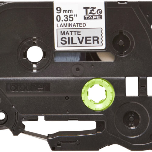 Brother TZE-M921 DirectLabel black on silver metallic 9mm x 8m for Brother P-Touch TZ 3.5-18mm/6-12mm/6-18mm/6-24mm/6-36mm
