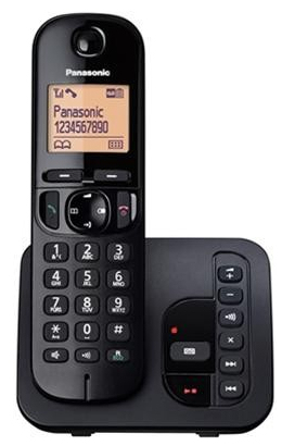 23044959_4616903574 Panasonic KX-TGC220 DECT telephone Caller ID Black