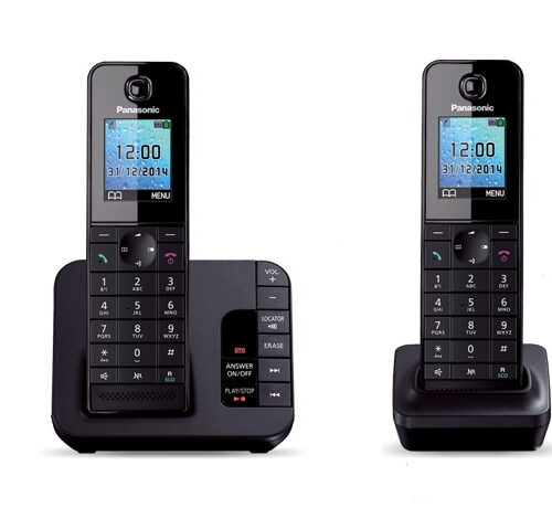 23044965_1264 Panasonic KX-TGH223E DECT telephone Caller ID Black