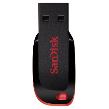 23099946_4394 SanDisk Cruzer Blade USB flash drive 64 GB USB Type-A 2.0 Black, Red