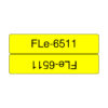 Brother FLE-6511 DirectLabel Label yellow 45mm x 21mm Pack=72
