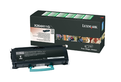 Lexmark X264H11G Toner-kit return program, 9.000 pages ISO/IEC 19752 for Lexmark X 264