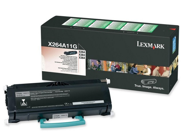 Lexmark X264A11G Toner-kit return program, 3.500 pages ISO/IEC 19752 for Lexmark X 264
