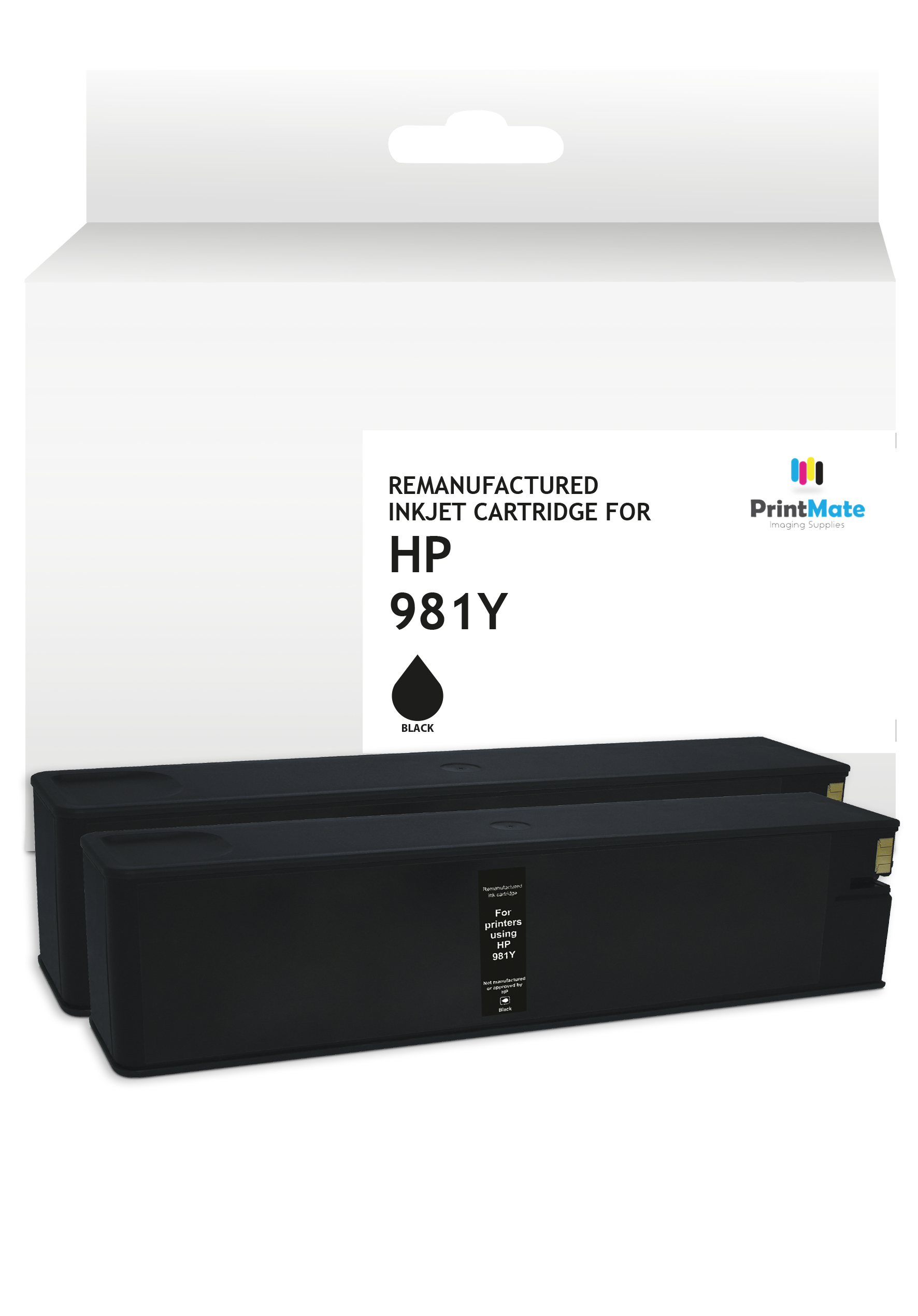 PrintMate HP 981Y, remanufactured ink cartridge, high capacity, Black 20000p