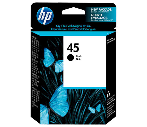 HP 45A 40ml ink cartridge 1 pc(s) Original Black