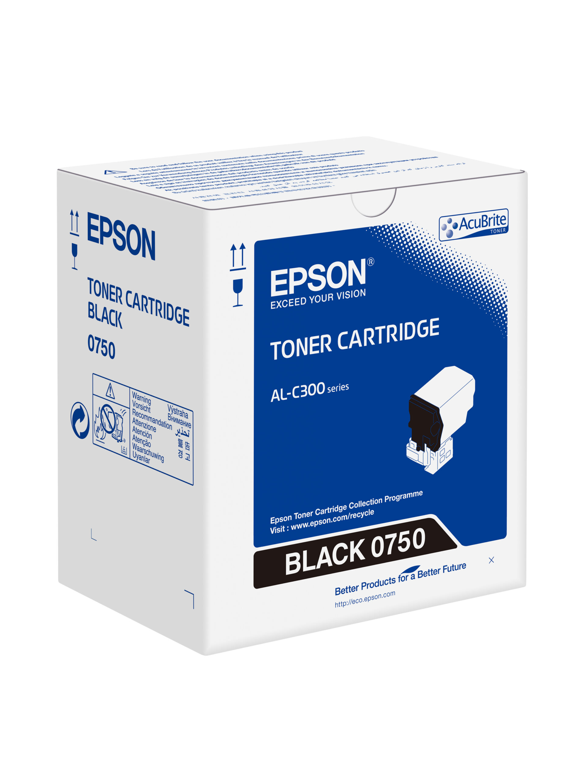 Epson C13S050750/0750 Toner-kit black, 7.300 pages ISO/IEC 19752 for Epson AL-C 300