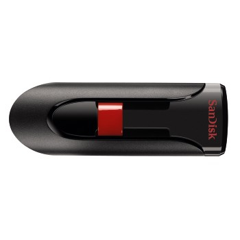 24555979_2358 SanDisk Cruzer Glide USB flash drive 128 GB USB Type-A 2.0 Black, Red