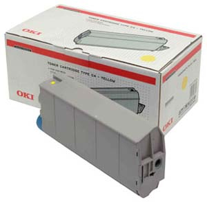 OKI 41963005/TYPE C4 Toner yellow, 10.000 pages/5% for OKI C 7100