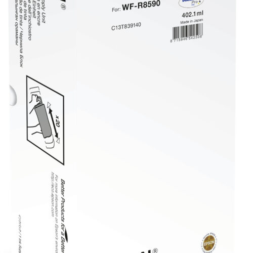 Epson C13T839140/T8391 Ink cartridge black, 20.000 pages 402,1ml for Epson WF-R 8000