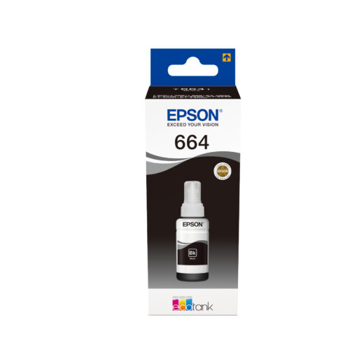 Epson C13T664140/664 Ink bottle black, 4.000 pages 70ml for Epson L 300