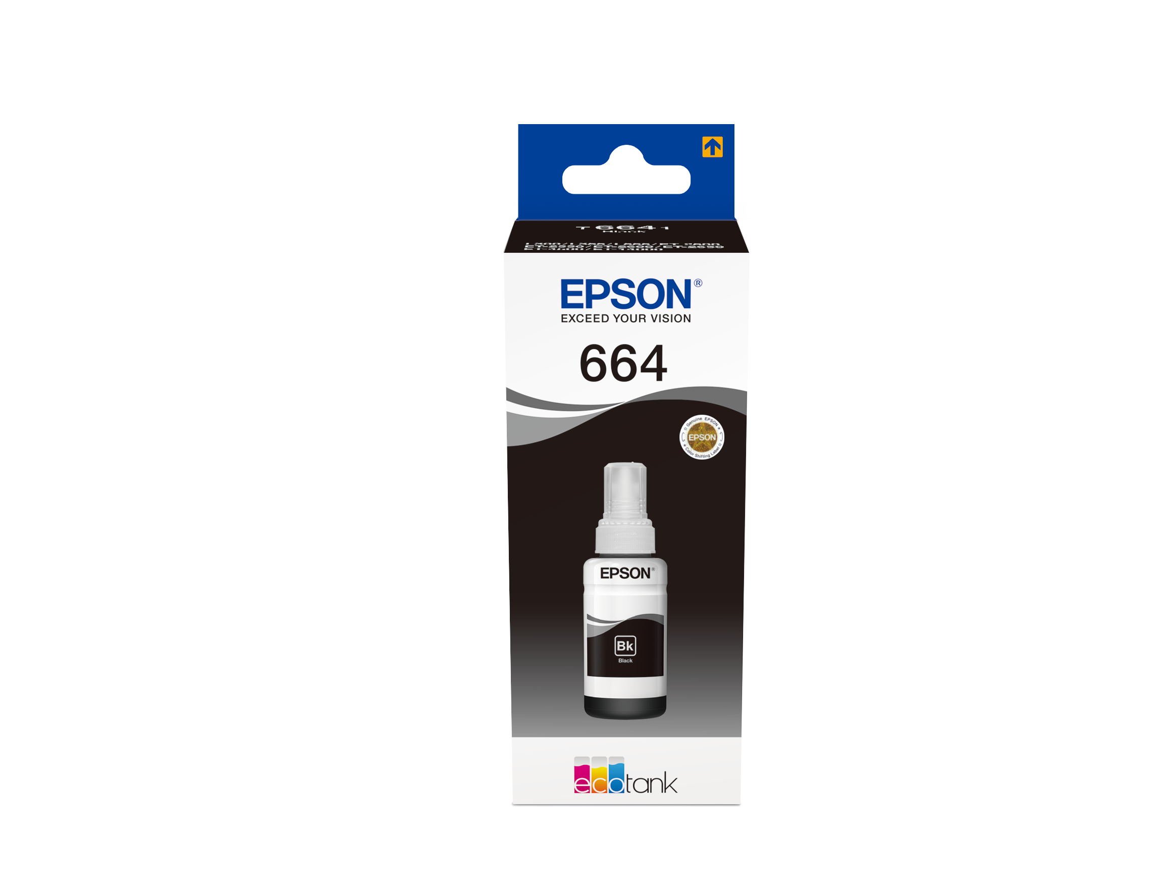 Epson C13T664140/664 Ink bottle black, 4.000 pages 70ml for Epson L 300