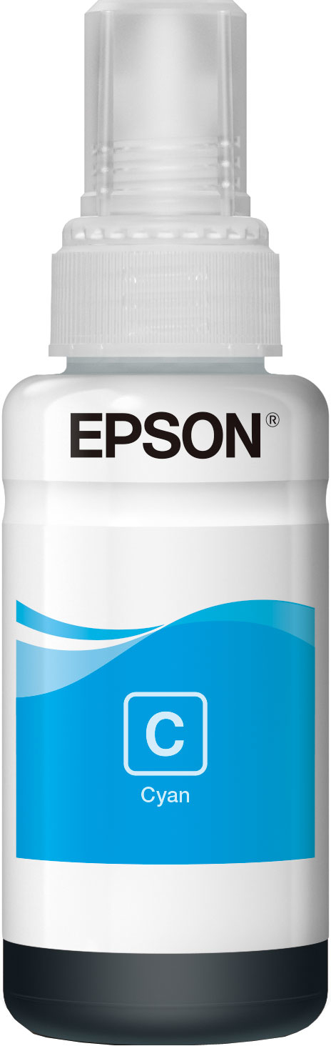 Epson C13T664240/664 Ink bottle cyan, 6.500 pages 70ml for Epson L 300/655