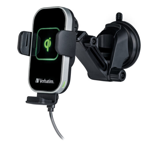 Verbatim FWC-03 Pro Qi Fast Wireless Autoladegerät retail Black