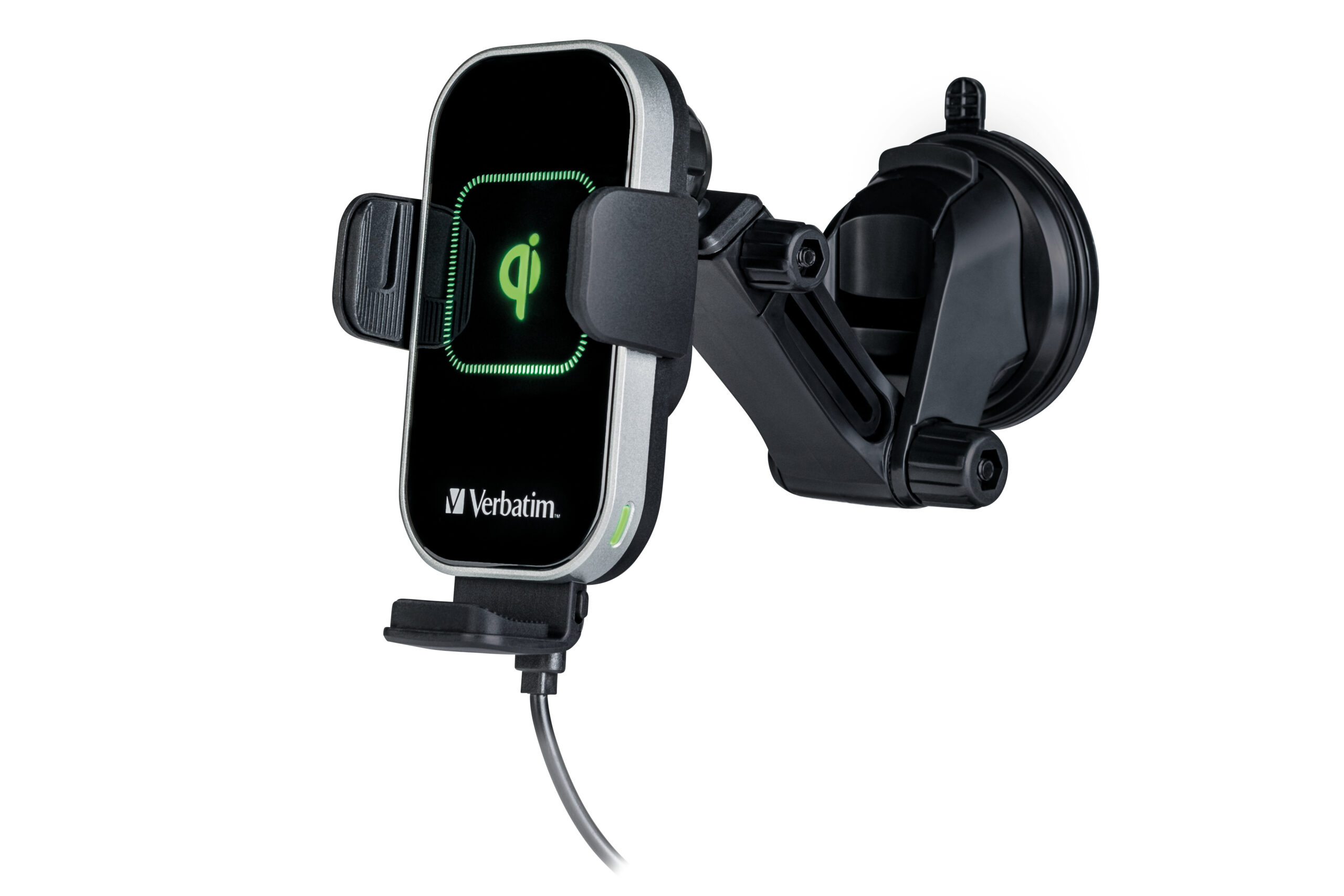 24af351fbad77c1f3694a3fbccc238ec Verbatim FWC-03 Pro Qi Fast Wireless Autoladegerät retail Black