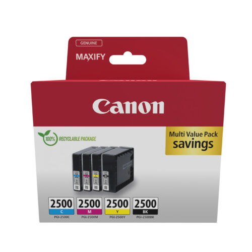 Canon 9290B006/PGI-2500BKCMY Ink cartridge multi pack Bk,C,M,Y 29,1ml + 3 x 9,6ml Pack=4 for Canon IB 4050