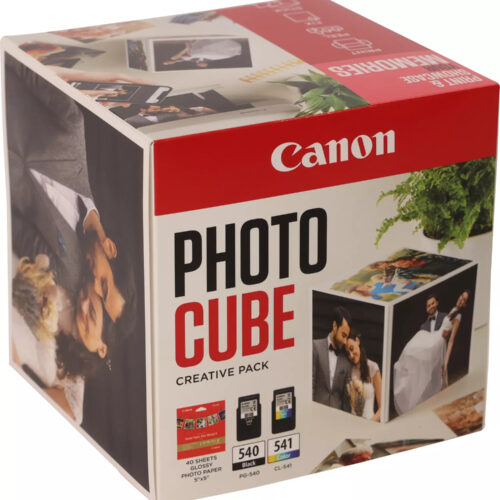 24c991e4f50a5bda9cd71756a20cff66 Canon 5225B016/PG-540+CL-541 Printhead cartridge multi pack black / color Cube white pink + Photopaper PP-201 13x13cm 40 sheet 180pg+180pg Pack=2 for Canon Pixma MG 2150/MX 370