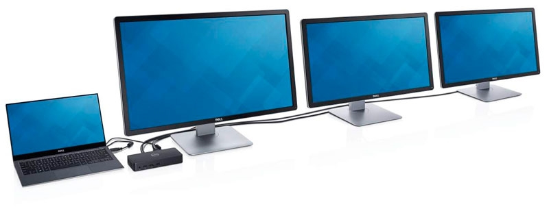DELL USB 3.0 Ultra HD Triple Vidoe Docking Station D3100