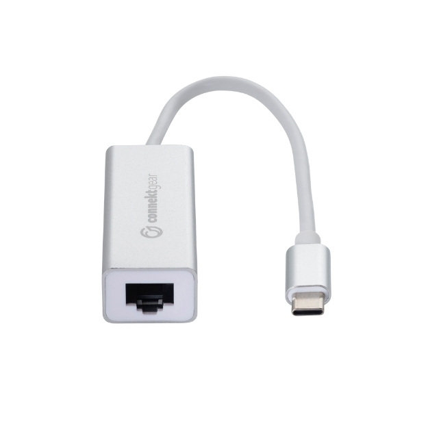 connektgear USB 3.1 Type C to RJ45 CAT6 Gigabit Ethernet Adapter - Male to Female