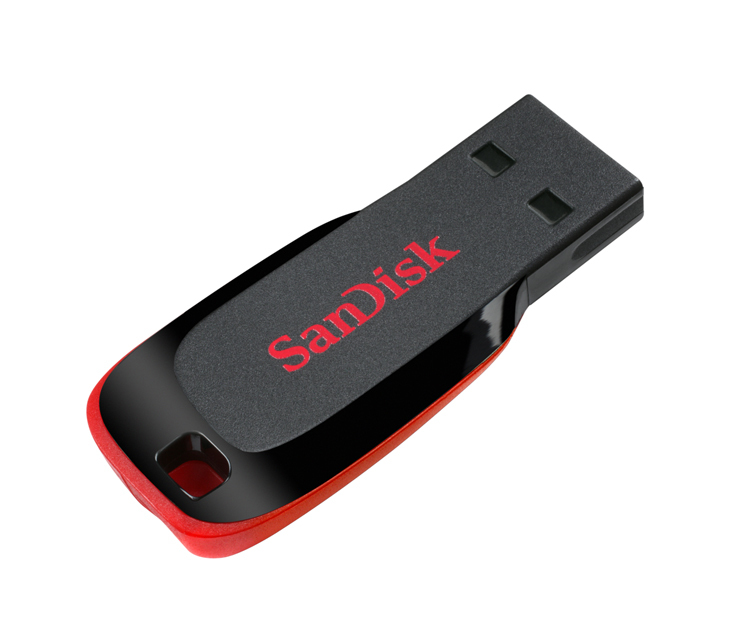 25920897_2358 SanDisk Cruzer Blade USB flash drive 128 GB USB Type-A 2.0 Black, Red