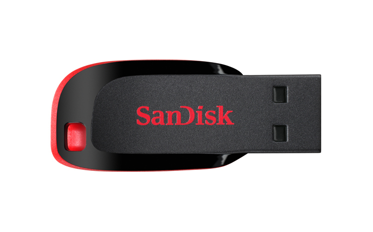 25920897_309 SanDisk Cruzer Blade USB flash drive 128 GB USB Type-A 2.0 Black, Red
