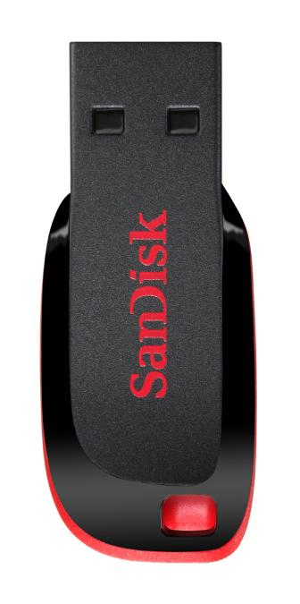25920897_7873 SanDisk Cruzer Blade USB flash drive 128 GB USB Type-A 2.0 Black, Red