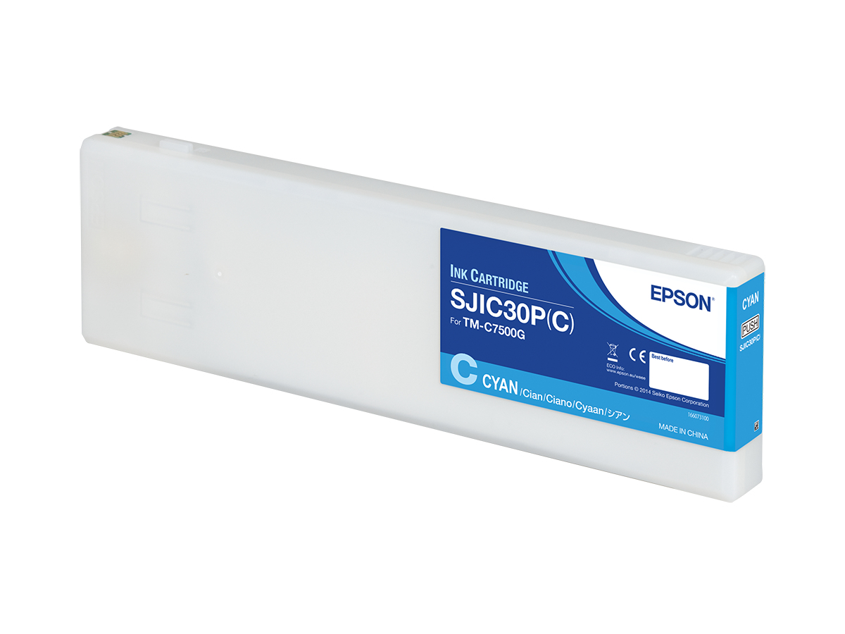 26347232_2608093198 Epson C33S020640/SJIC-30-P-C Ink cartridge cyan 294,3ml for Epson C 7500 G