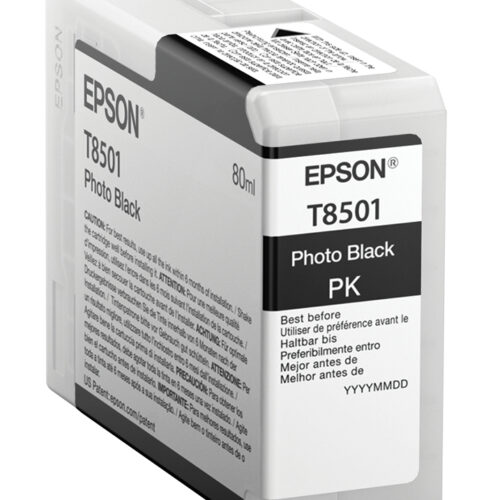 Epson C13T850100/T8501 Ink cartridge foto black 80ml for Epson SC-P 800