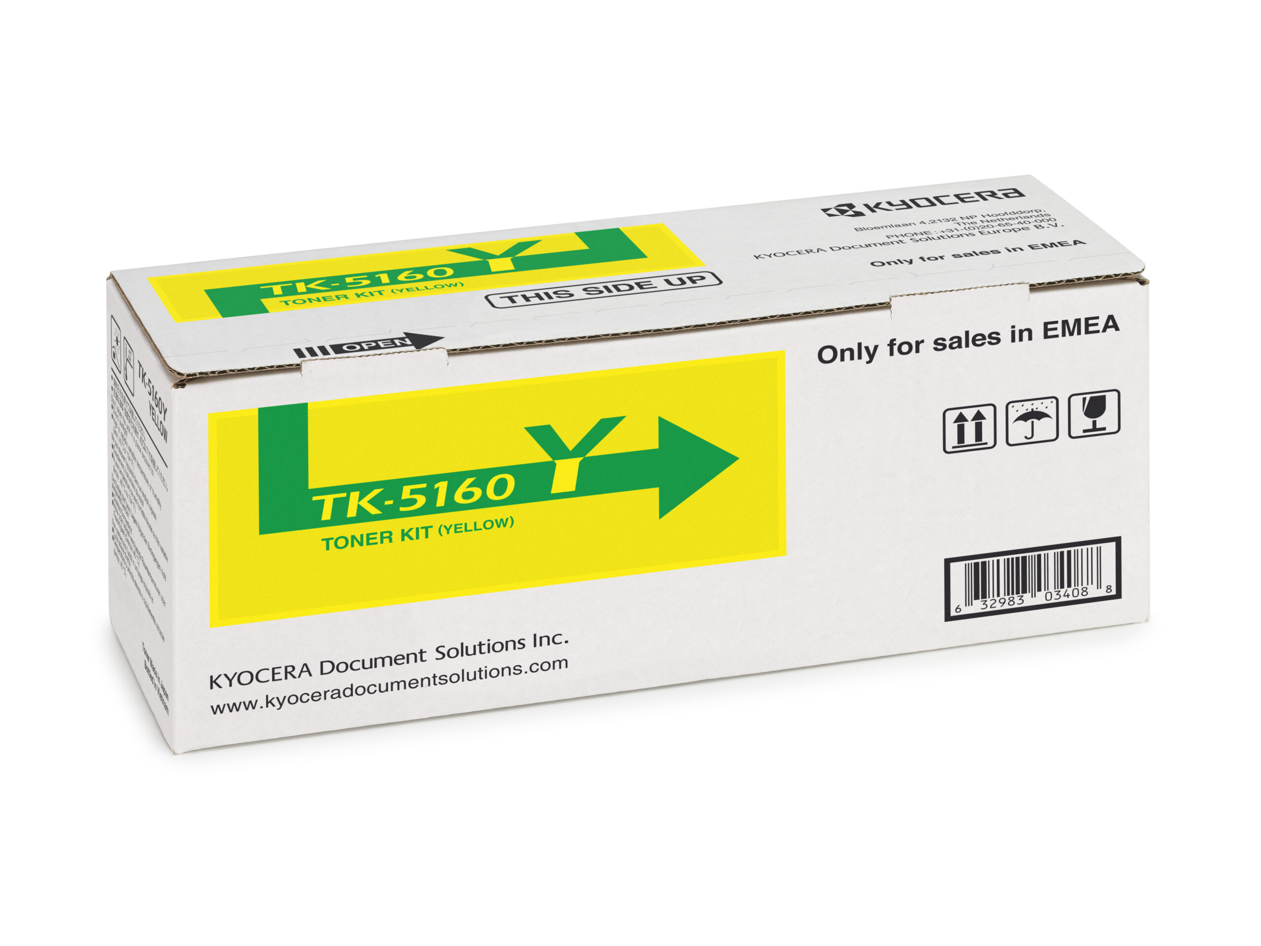 Kyocera 1T02NTANL0/TK-5160Y Toner-kit yellow, 12.000 pages ISO/IEC 19798 for Kyocera P 7040
