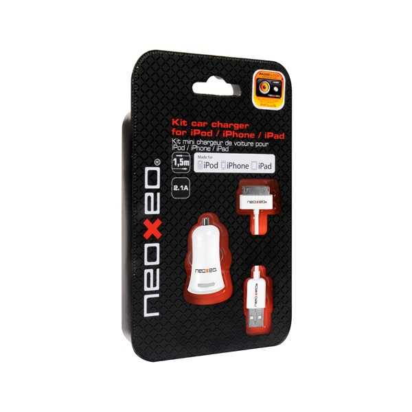27311630_2854 Neoxeo X250A25010 mobile device charger Smartphone, Tablet White Cigar lighter Auto
