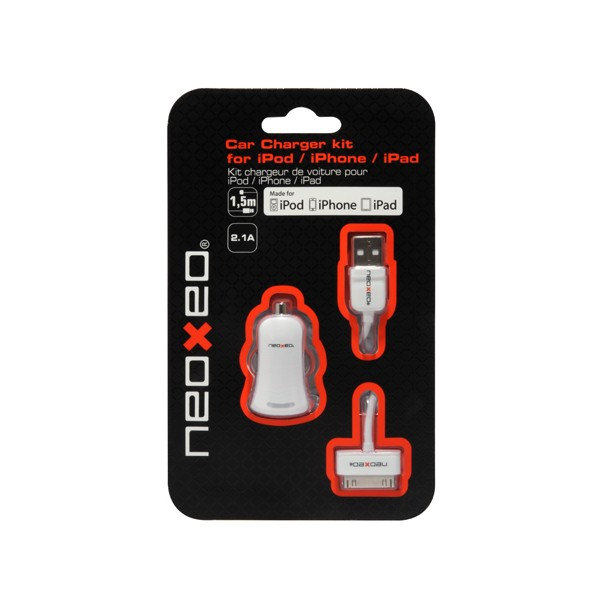 27311630_3263 Neoxeo X250A25010 mobile device charger Smartphone, Tablet White Cigar lighter Auto