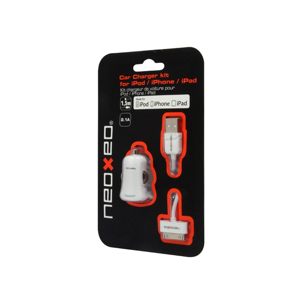 27311630_7583 Neoxeo X250A25010 mobile device charger Smartphone, Tablet White Cigar lighter Auto