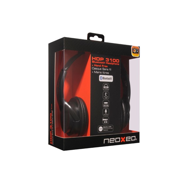 Neoxeo HDP 3100 Headset Wired & Wireless Head-band Calls/Music Bluetooth Black
