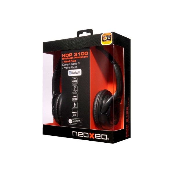 Neoxeo HDP 3100 Headset Wired & Wireless Head-band Calls/Music Bluetooth Black